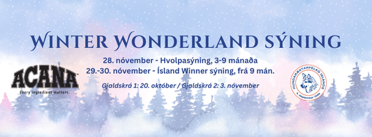 Winter Wonderland sýning HRFÍ 28.-30. nóvember